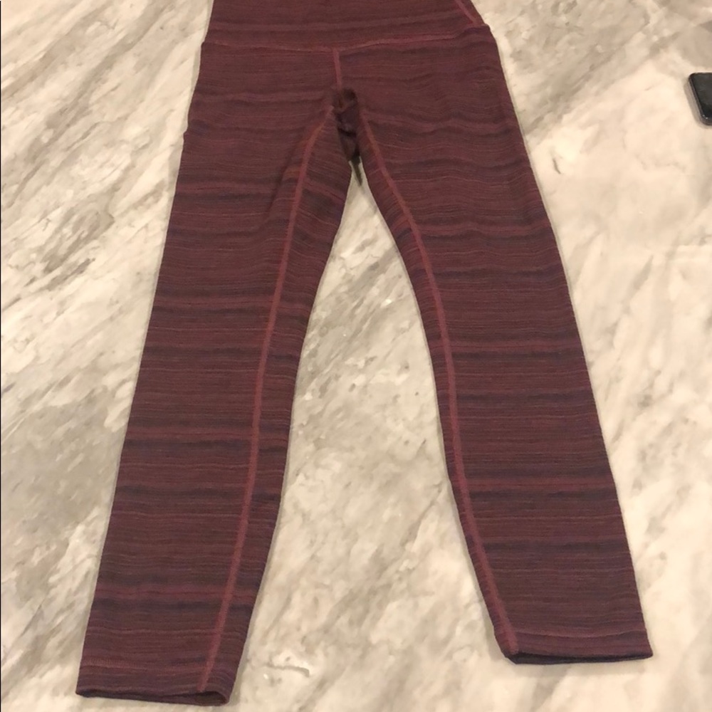 NWT Lululemon Striped legging pant